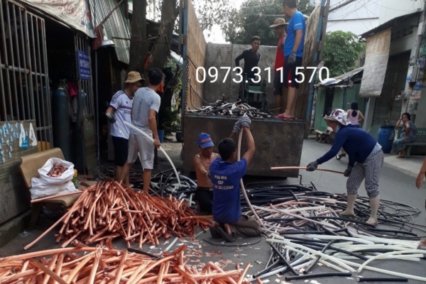 Đội ngũ thu gom phế liệu chuyên nghiệp, hỗ trợ tận tình